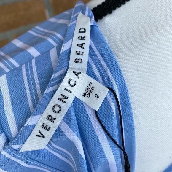 Veronica Beard Clarke Puff Sleeve Blouse size 2 - Picture 16 of 17